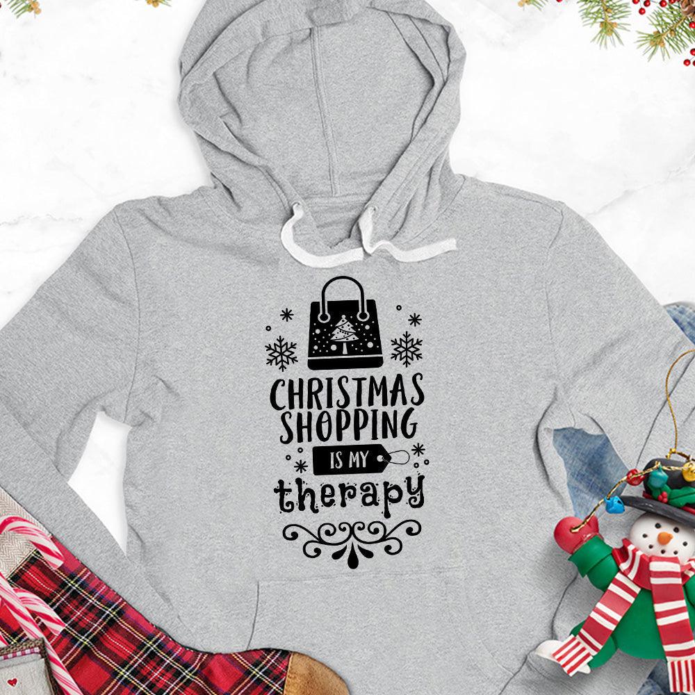 Christmas Shopping Is My Therapy Version 1 Hoodie