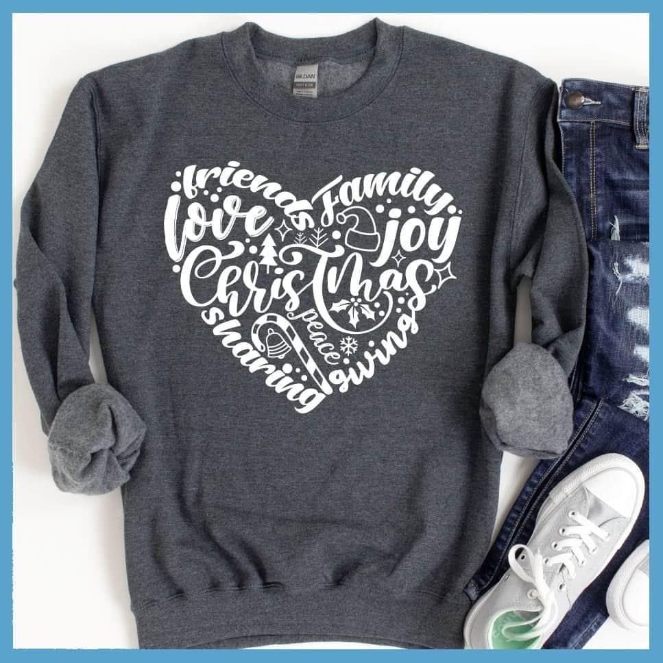 Christmas Heart Sweatshirt