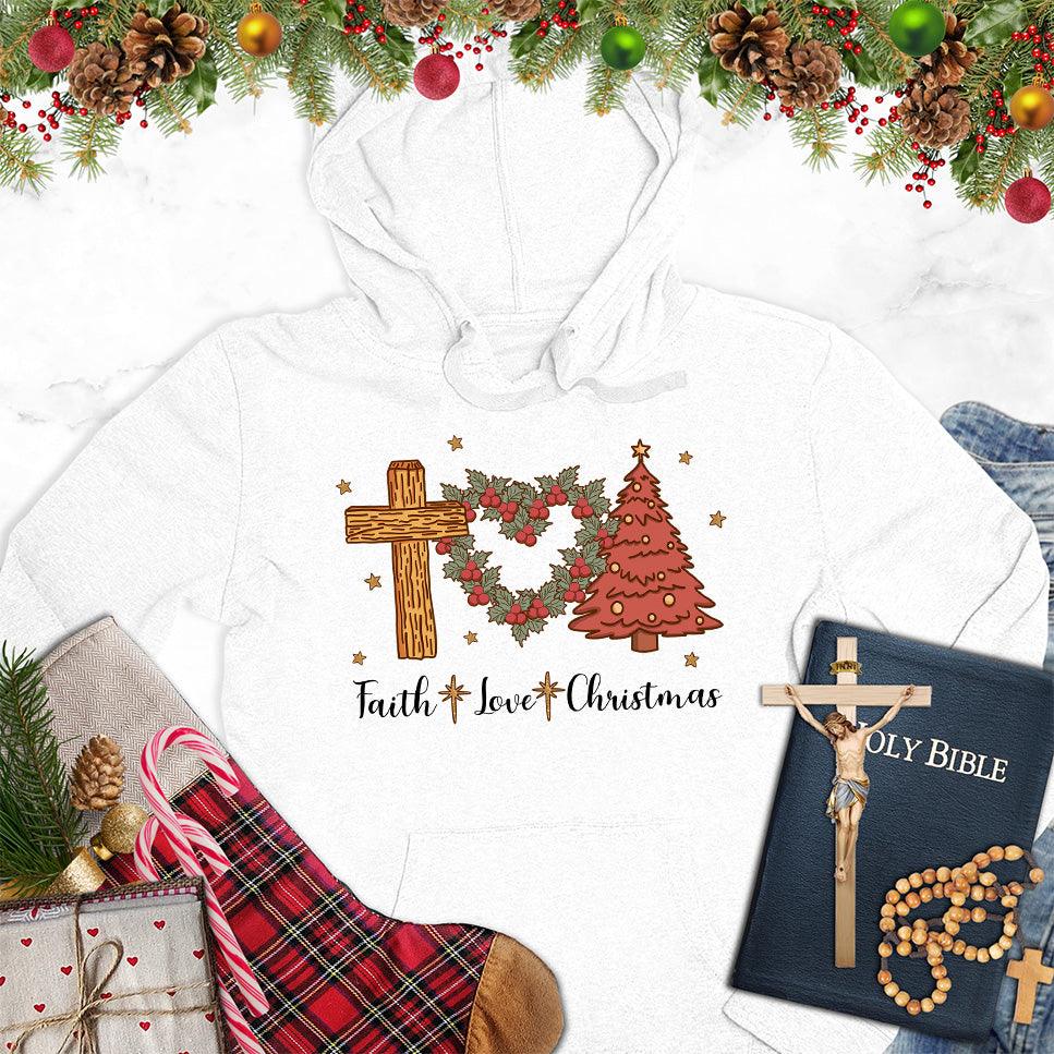 Faith Love Christmas Colored Edition Hoodie