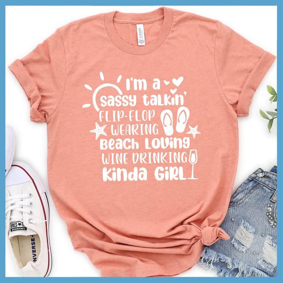 Flip-Flop Wearing Beach Loving Kinda Girl T-Shirt
