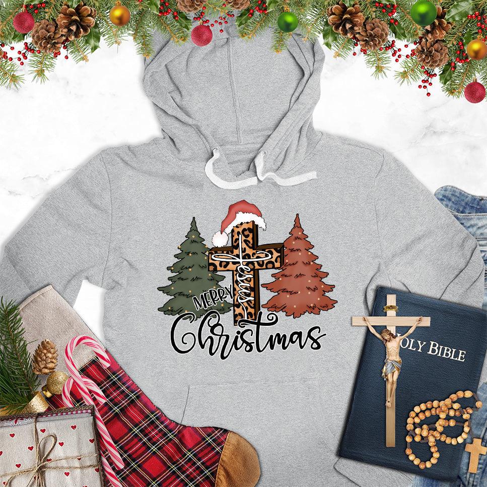 Merry Christmas Jesus Colored Edition Hoodie