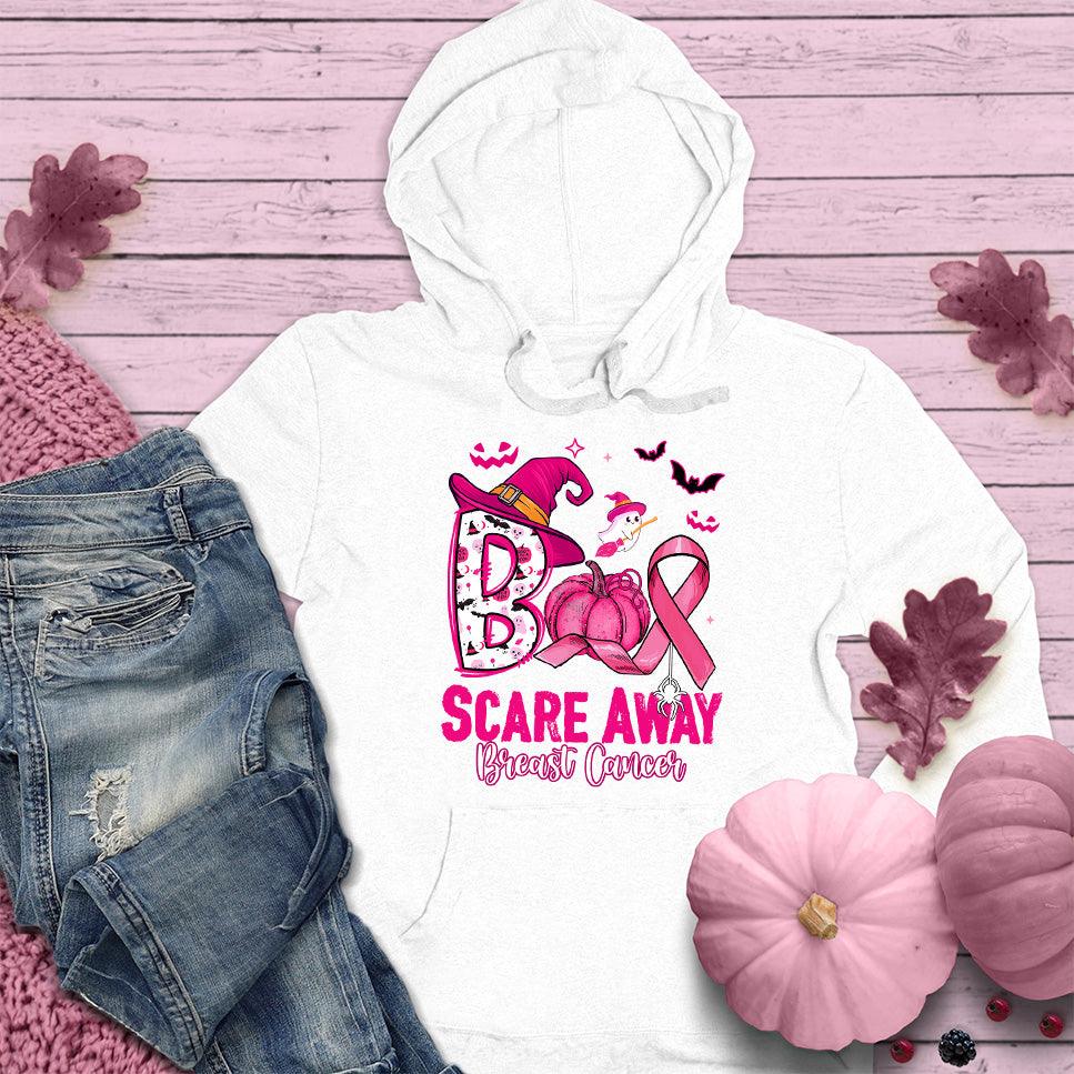 Boo Scare Away Breast Cancer Hoodie Colored Edition