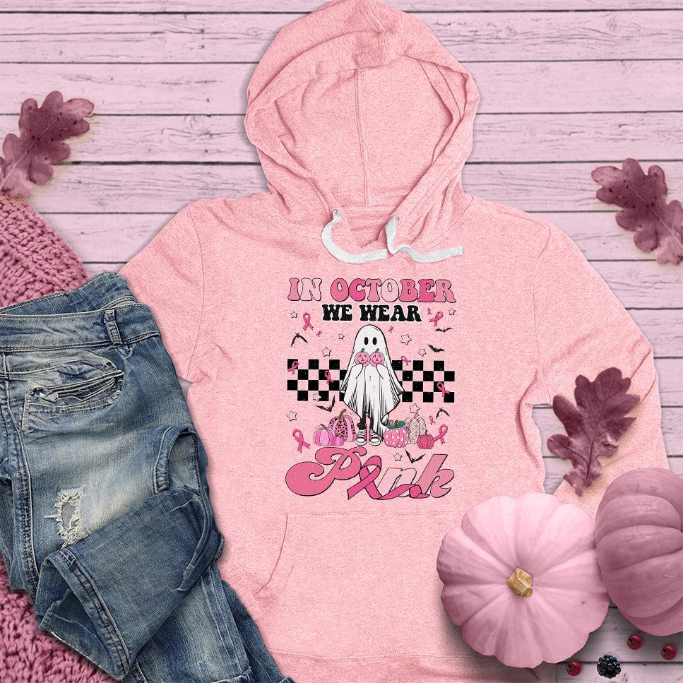 In October We Wear Pink Version 2 Hoodie Colored Edition