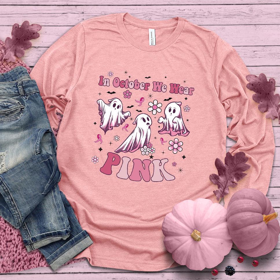 In October We Wear Pink Version 3 Long Sleeves Colored Edition