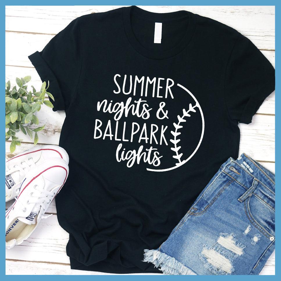 Summer Nights And Ballpark Lights T-Shirt