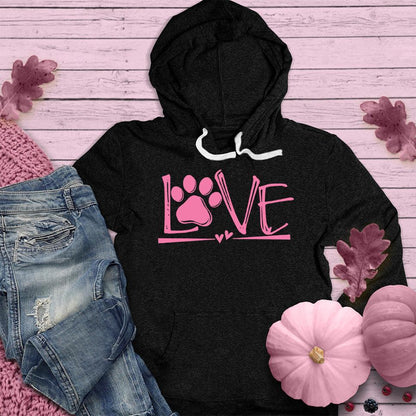 Dog Love Hoodie Pink Edition