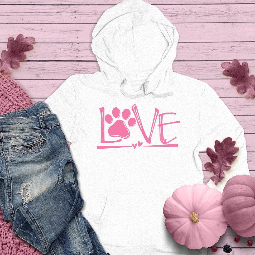 Dog Love Hoodie Pink Edition