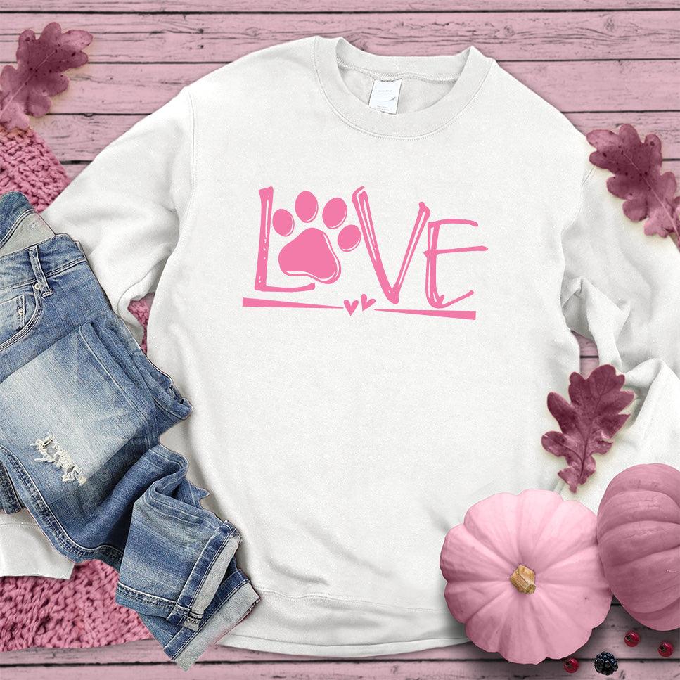Dog Love Sweatshirt Pink Edition