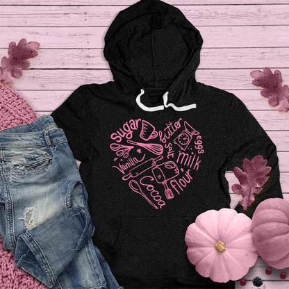 Bakery Heart Hoodie Pink Edition