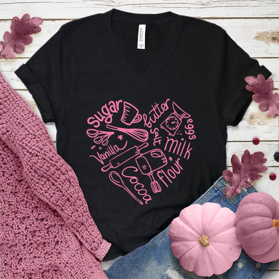 Bakery Heart V-Neck Pink Edition
