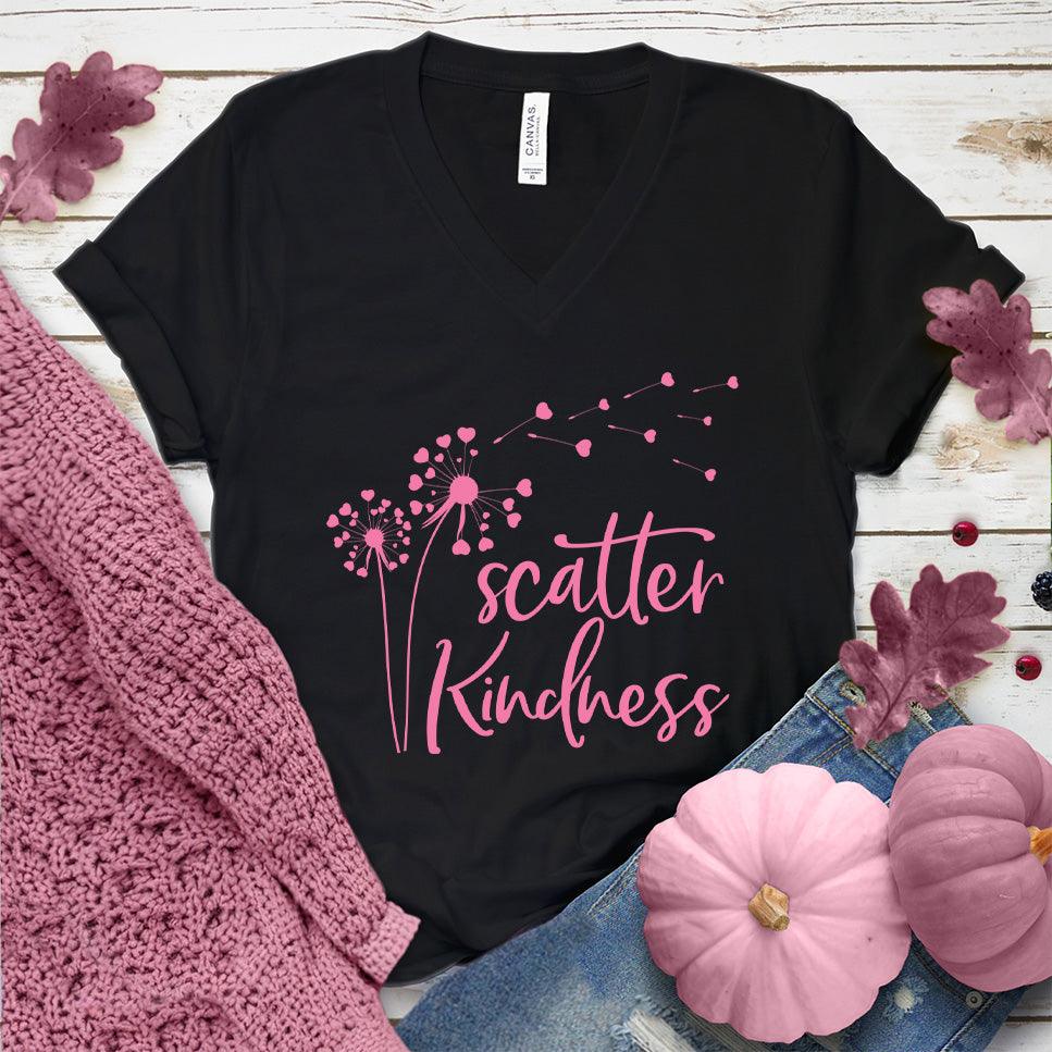 Scatter Kindness V-Neck Pink Edition