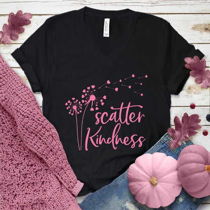 Scatter Kindness V-Neck Pink Edition