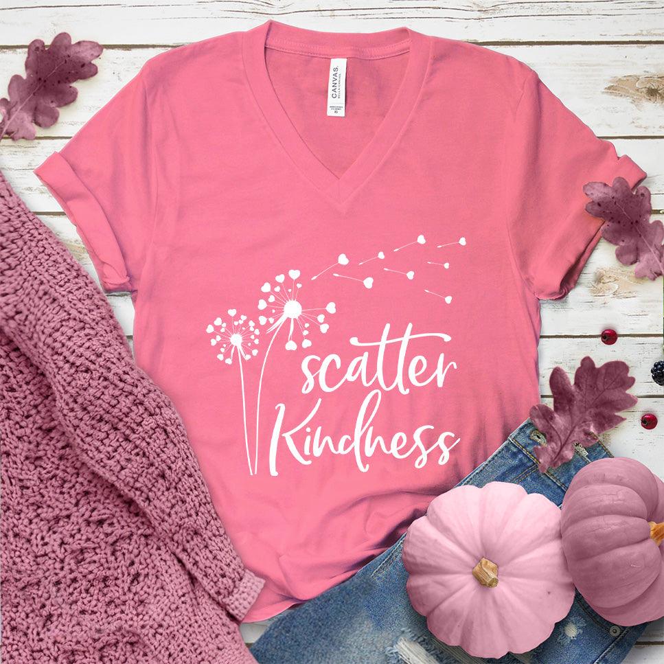 Scatter Kindness V-Neck Pink Edition