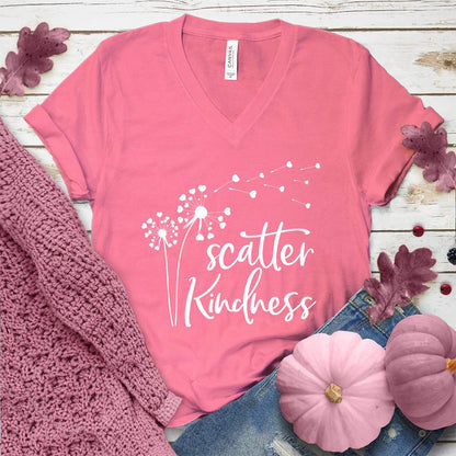 Scatter Kindness V-Neck Pink Edition