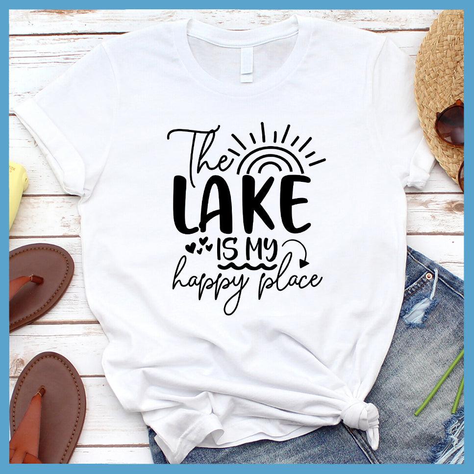 The Lake Is My Happy Place Version 4 T-Shirt