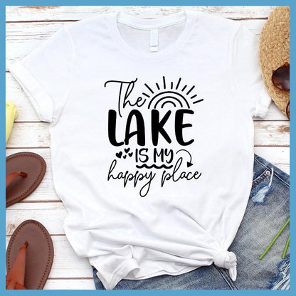 The Lake Is My Happy Place Version 4 T-Shirt