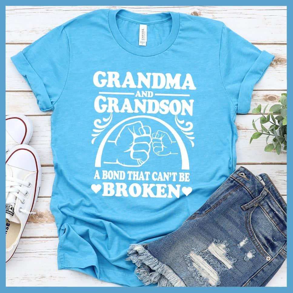 Grandma And Grandson A Bond That Can't Be Broken Version 2 T-Shirt