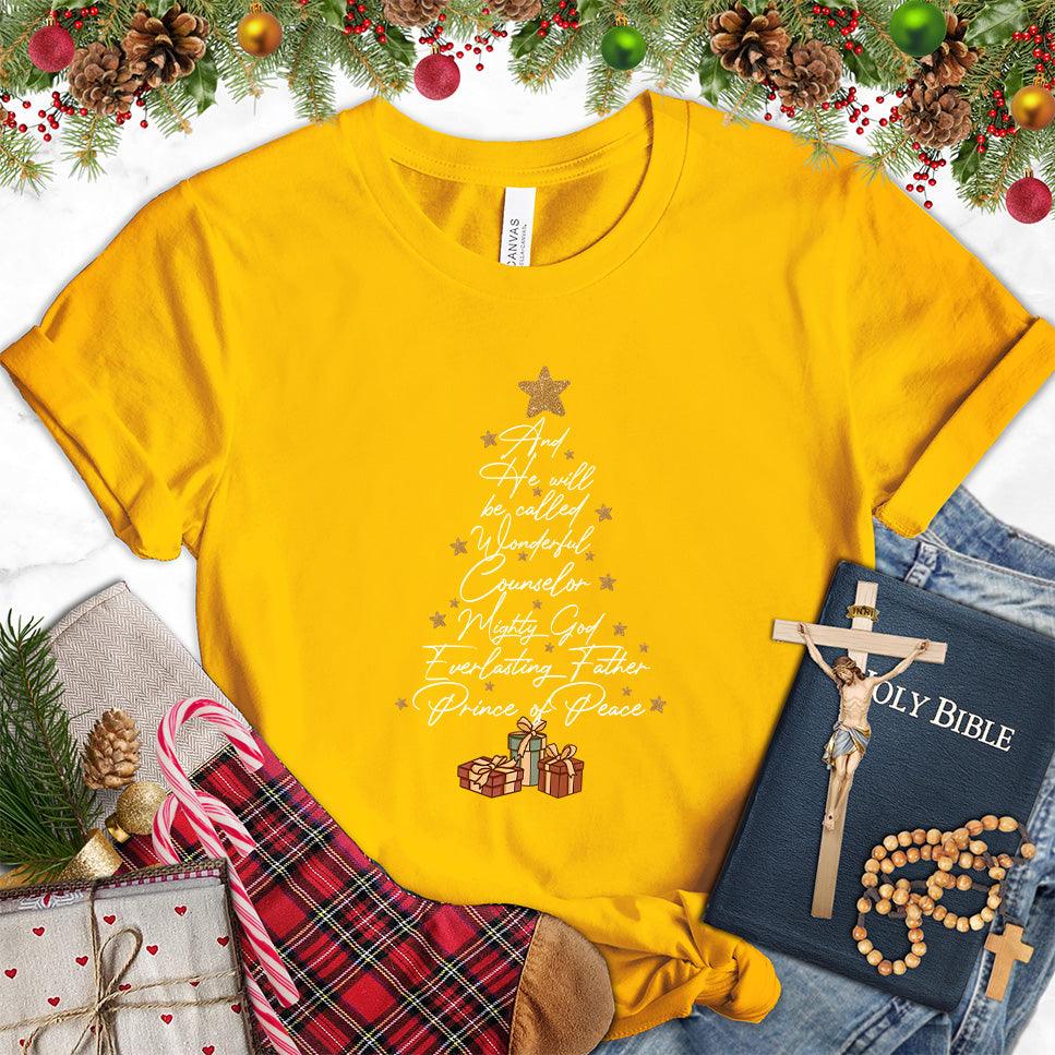 And He Will Be Called Wonderful Counselor Colored Edition T-Shirt
