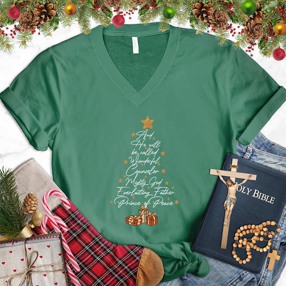 And He Will Be Called Wonderful Counselor Colored Edition V-Neck