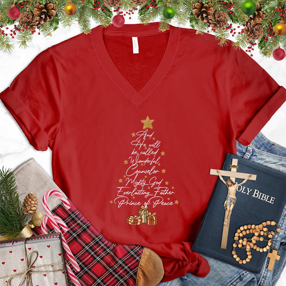 And He Will Be Called Wonderful Counselor Colored Edition V-Neck