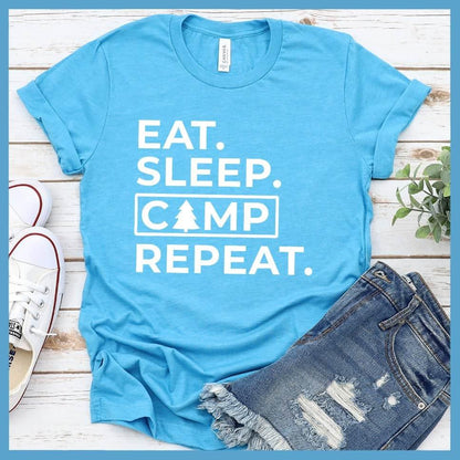 Eat Sleep Camp Repeat T-Shirt