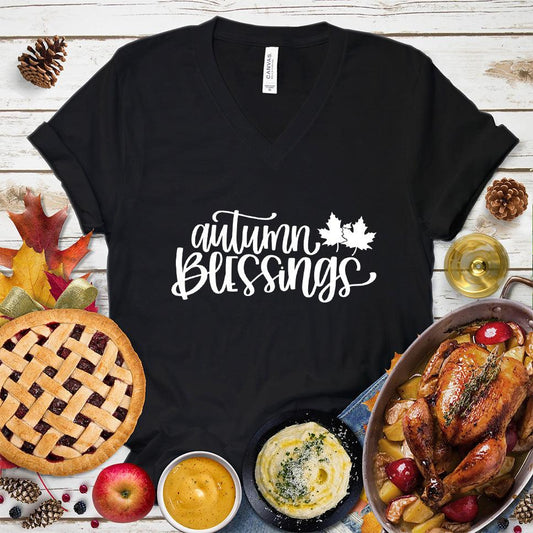 Autumn Blessings V-Neck