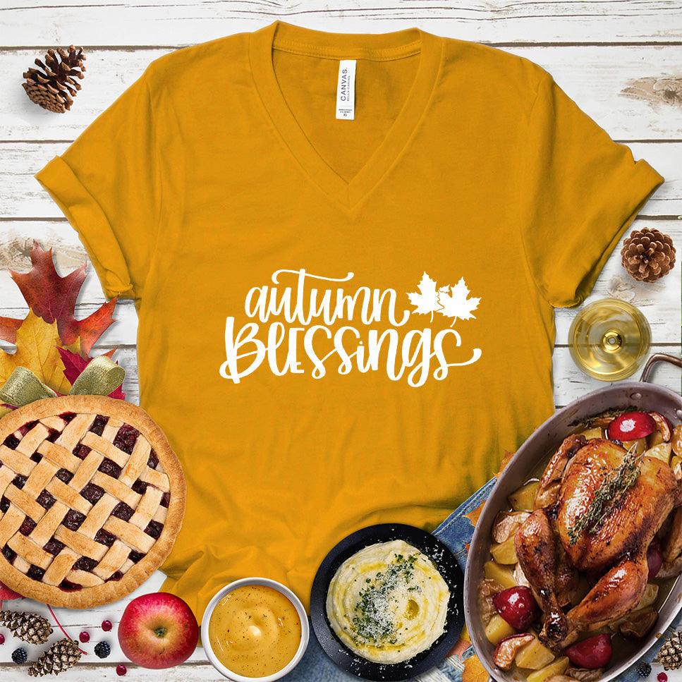 Autumn Blessings V-Neck