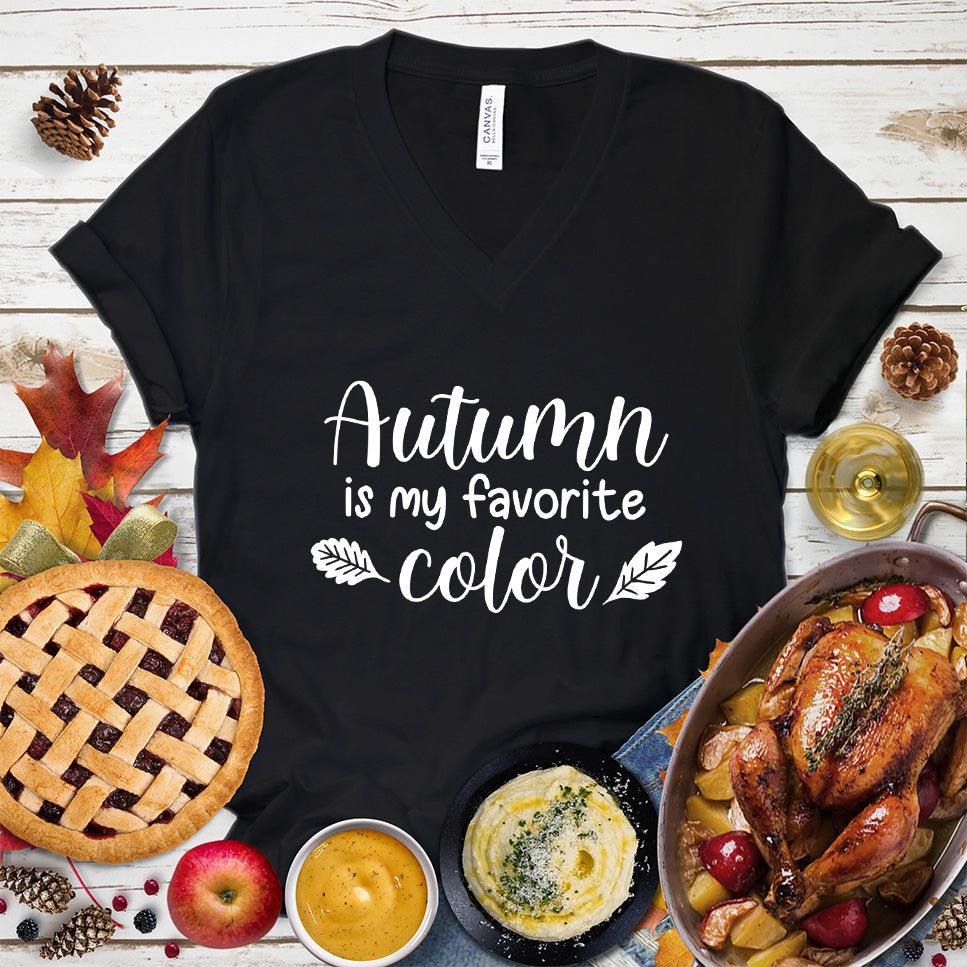 Autumn Is My Favorite Color V-Neck