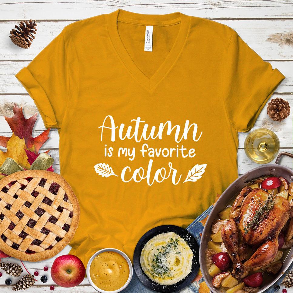 Autumn Is My Favorite Color V-Neck