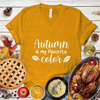 Autumn Is My Favorite Color V-Neck