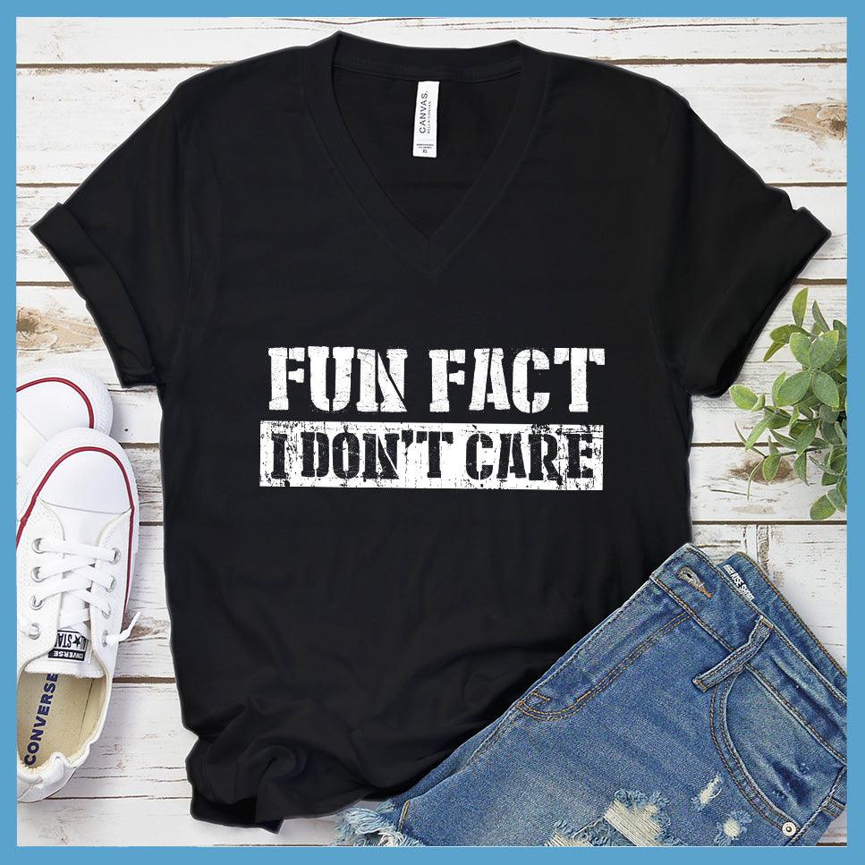I Don't Care V-Neck - Hardcore Edition