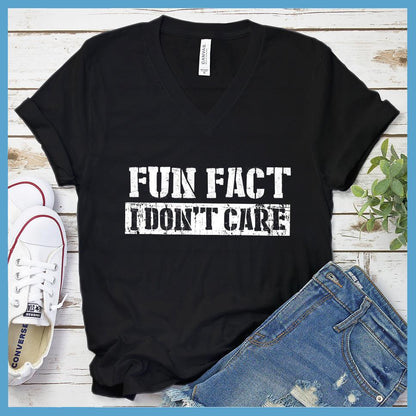 I Don't Care V-Neck - Hardcore Edition