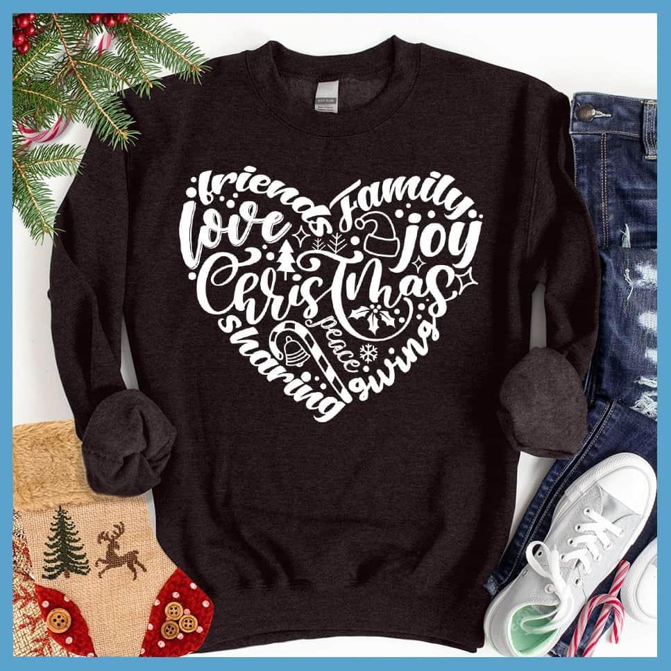 Christmas Heart Sweatshirt