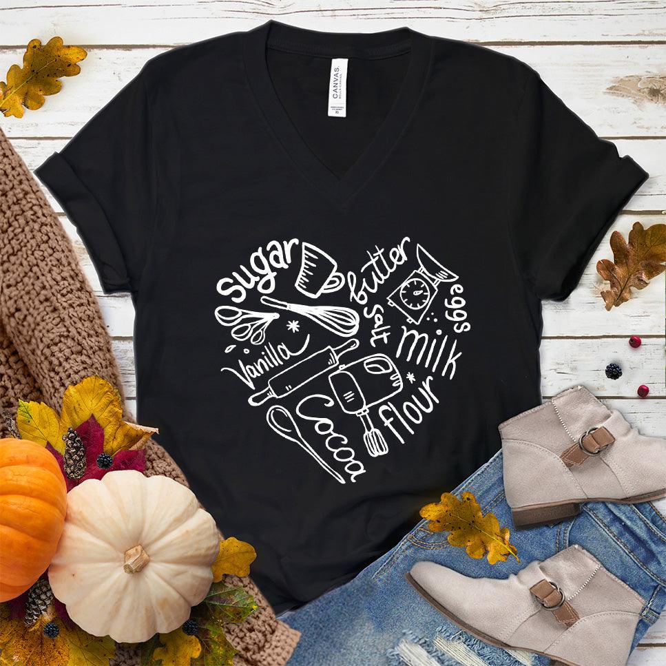 Bakery Heart V-Neck