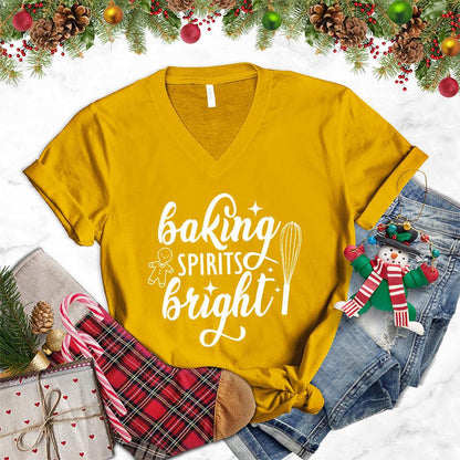 Baking Spirits Bright V-Neck