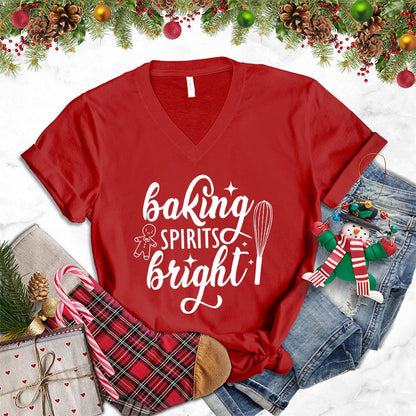 Baking Spirits Bright V-Neck