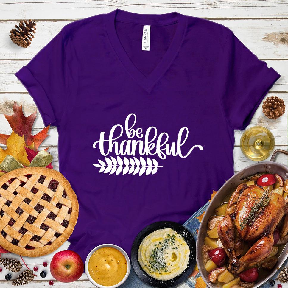 Be Thankful V-Neck