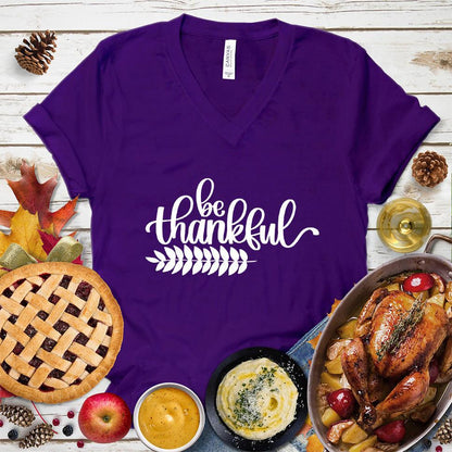 Be Thankful V-Neck