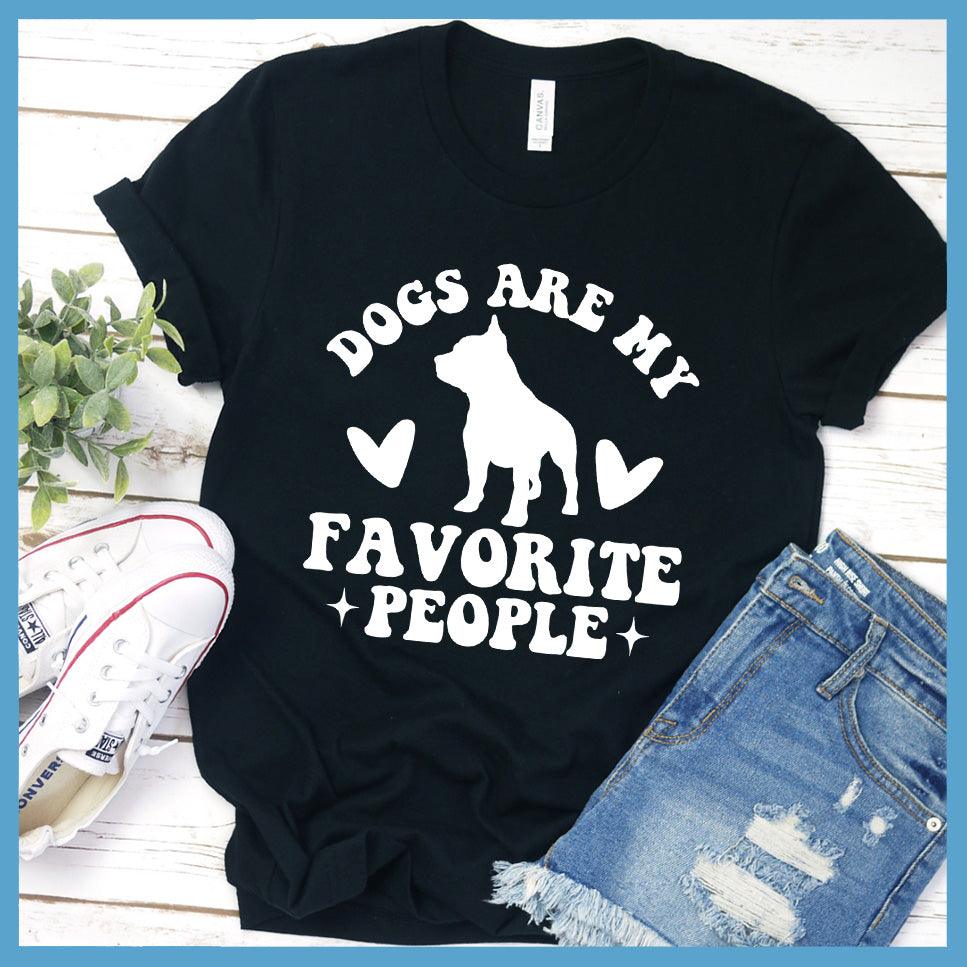 Dogs Are My Favorite People Retro T-Shirt