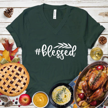 #Blessed V-Neck