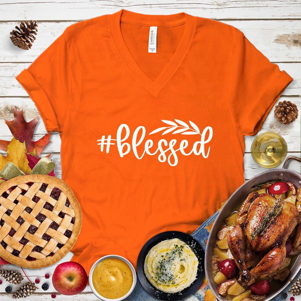#Blessed V-Neck