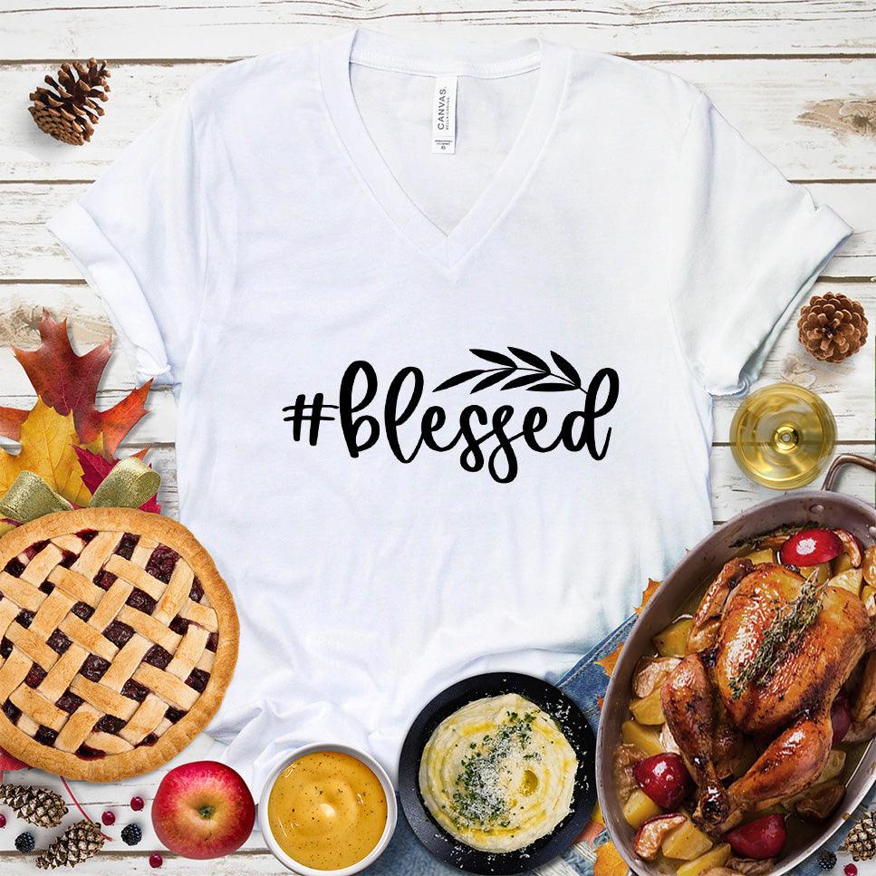 #Blessed V-Neck