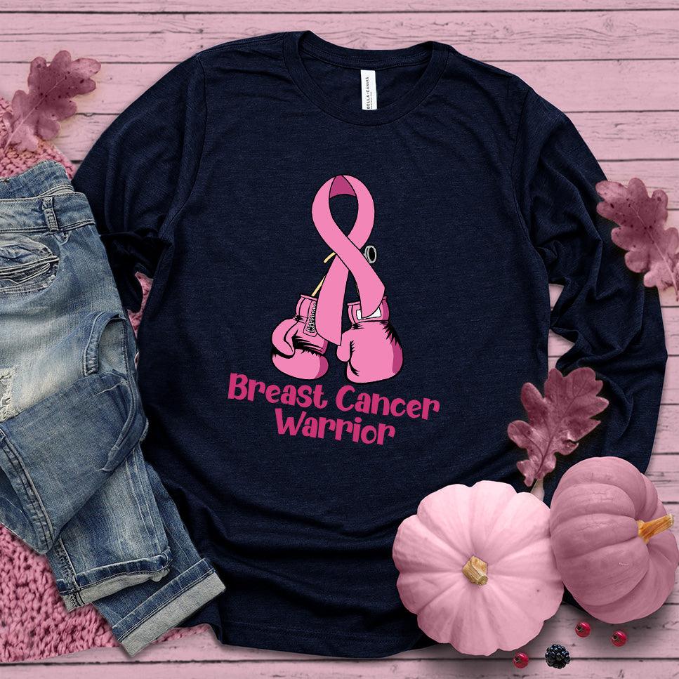 Breast Cancer Warrior Colored Edition Long Sleeves