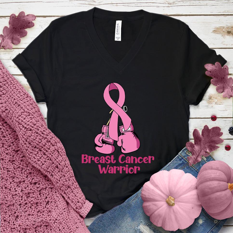 Breast Cancer Warrior Colored Edition V-Neck