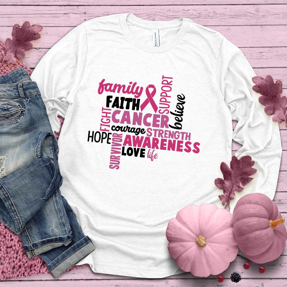 CANCER Awareness Colored Edition Long Sleeves