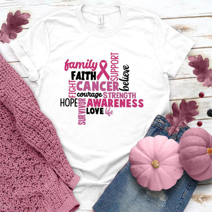 CANCER Awareness Colored Edition T-Shirt