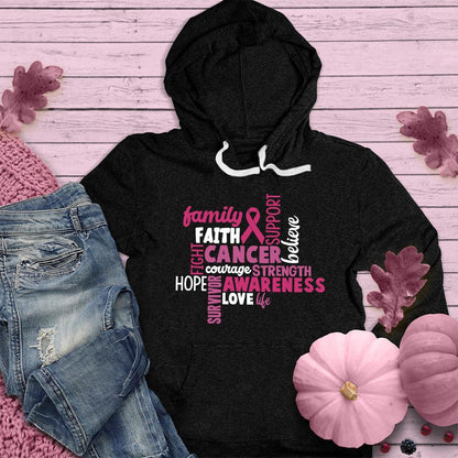 CANCER Awareness Colored Edition Hoodie