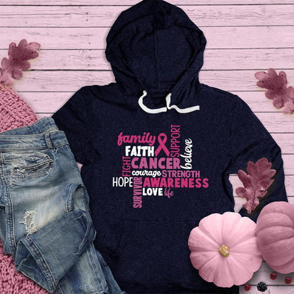 CANCER Awareness Colored Edition Hoodie