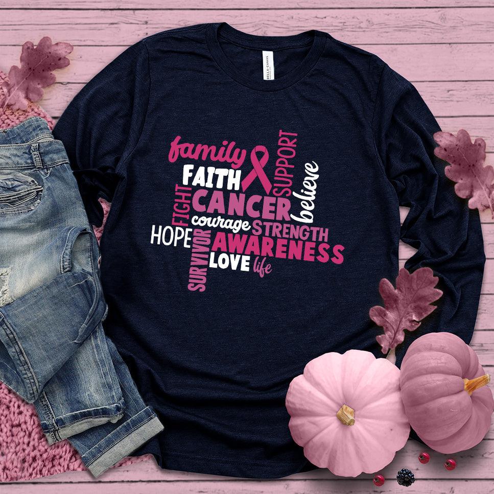 CANCER Awareness Colored Edition Long Sleeves