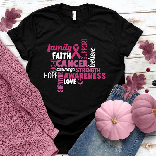 CANCER Awareness Colored Edition T-Shirt
